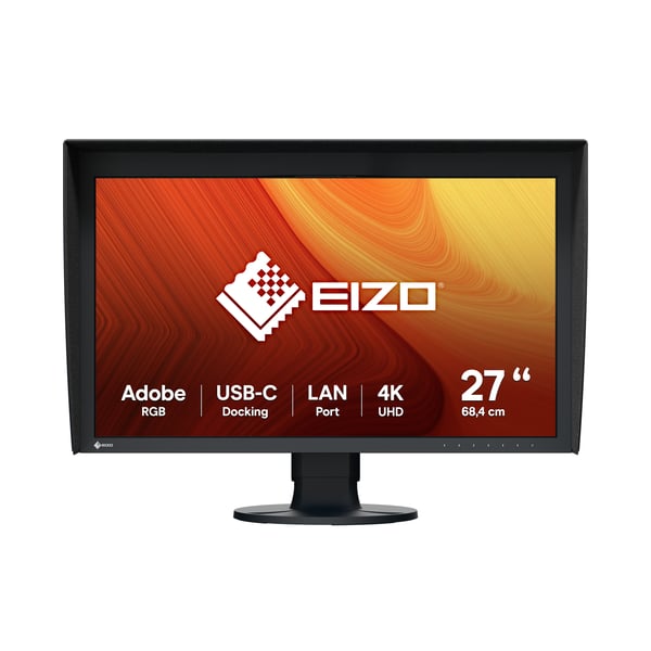 EIZO ColorEdge CG2700X computerskærm 68,6 cm (27") 3840 x 2160 pixel 4K Ultra HD LCD Sort