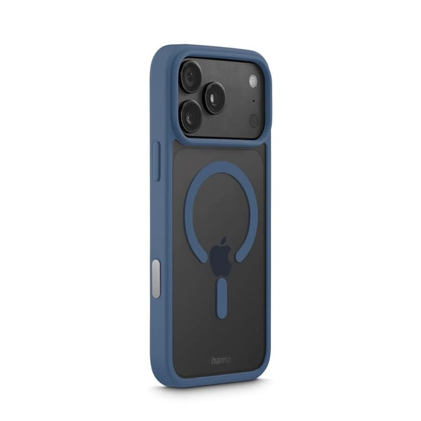 Hama Frame Protect mobiltelefon etui 17,5 cm (6.9") Cover Blå, Transparent