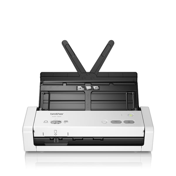 Brother ADS-1200 skannrar ADF-skanner 600 x 600 DPI A4 Svart, Vit
