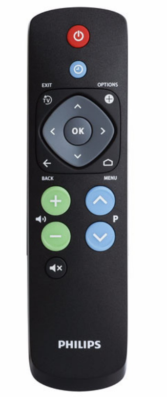 Philips 22AV1601B fjernbetjening IR trådløs TV Tryk på knapper