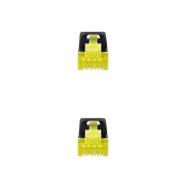Nanocable 10.20.1900-L30-BK netværkskabel Sort 0,3 m Cat6a SF/UTP (S-FTP) Rund