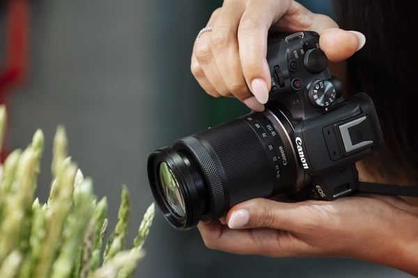 Canon RF-S 18-150 mm f3.5-6.3 IS STM MILC Bred linse Sort
