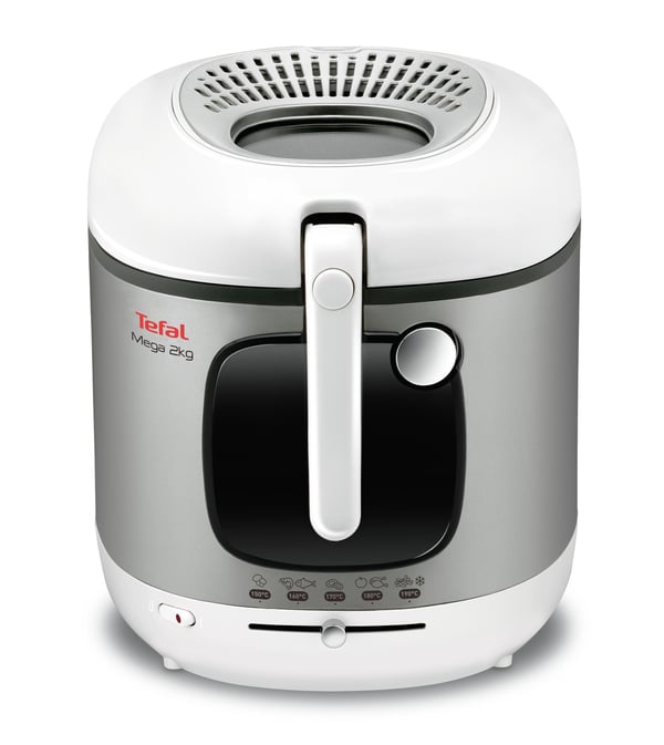 Tefal FR4800 Single Fristående 2100 W Fritös Rostfritt stål, Vit
