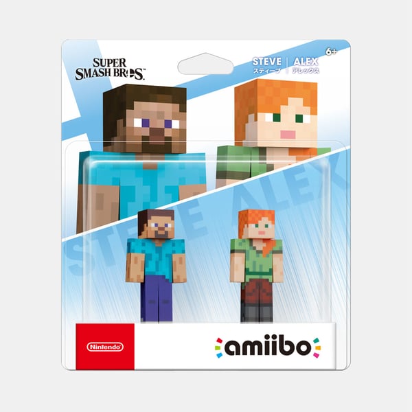 Nintendo amiibo Steve & Alex Super Smash Bros Interaktiv gamingfigur