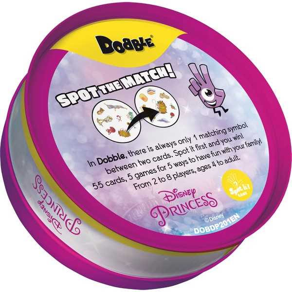Asmodee Dobble Disney Princess Dobble Disney Princess Kortspil
