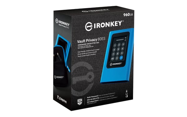 Kingston IronKey Vault Privacy 80 - SSD - krypterad - 960 GB - extern (bärbar)