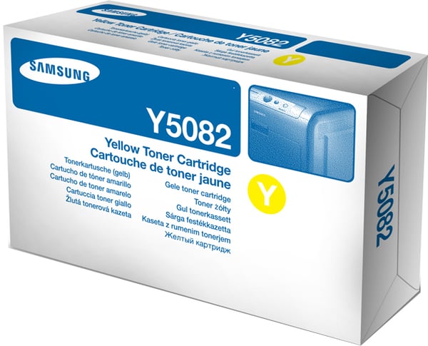 Samsung CLT-Y5082S keltainen värikasetti Samsung CLT-Y5082S keltainen värikasetti
