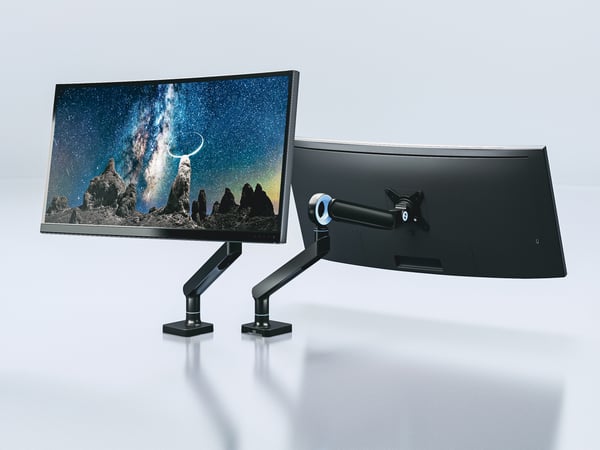 Equip 650184 skærmbeslag og -stativer 88,9 cm (35") Skrivebord Sort