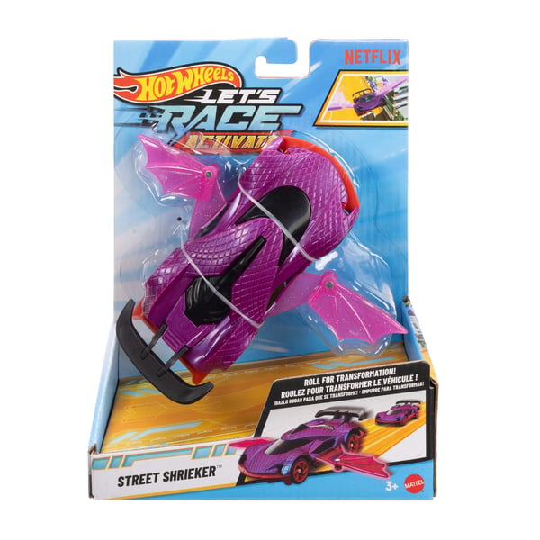 Hot Wheels Full fart – aktivera! Leksaksbil eller -truck från Netflix-serien med hemlig överraskning (stilen kan variera)