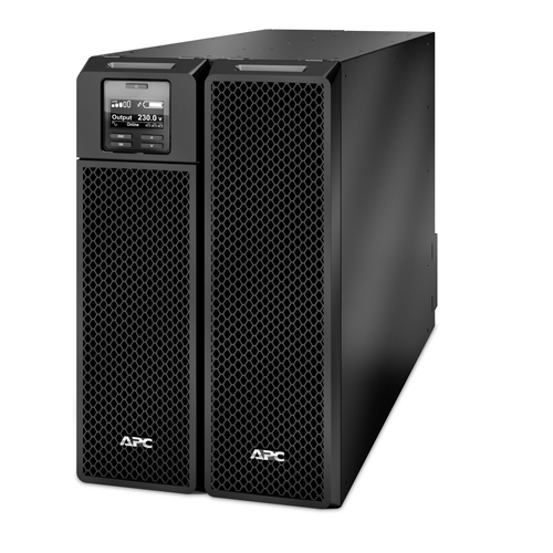APC Smart-UPS On-Line UPS-enhed Dobbeltkonvertering (online) 8 kVA 8000 W 10 AC stikkontakt(er)