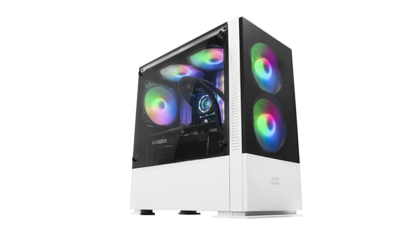 Mars Gaming MCZW computeretui Mini Tower Hvid
