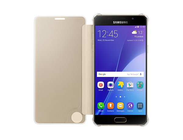 Samsung EF-ZA510 mobiltelefon etui Cover Guld, Gennemsigtig