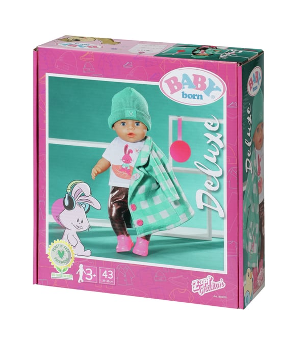 BABY born Deluxe Coat Dukketøjsæt
