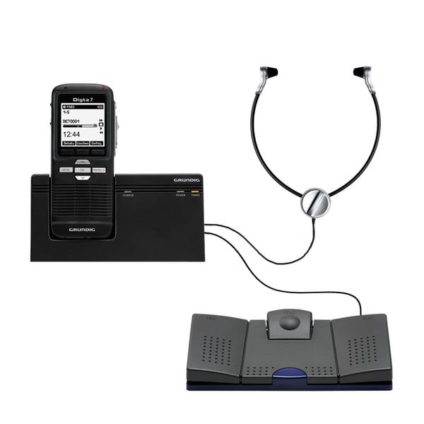 Grundig Digta 7 Stand-Alone Kit Sisäinen muisti ja flash-muistikortti Musta