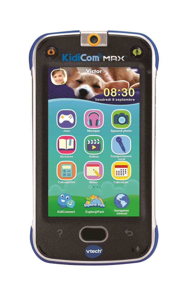 VTech KidiCom Max Bleu Bærbar computer til børn