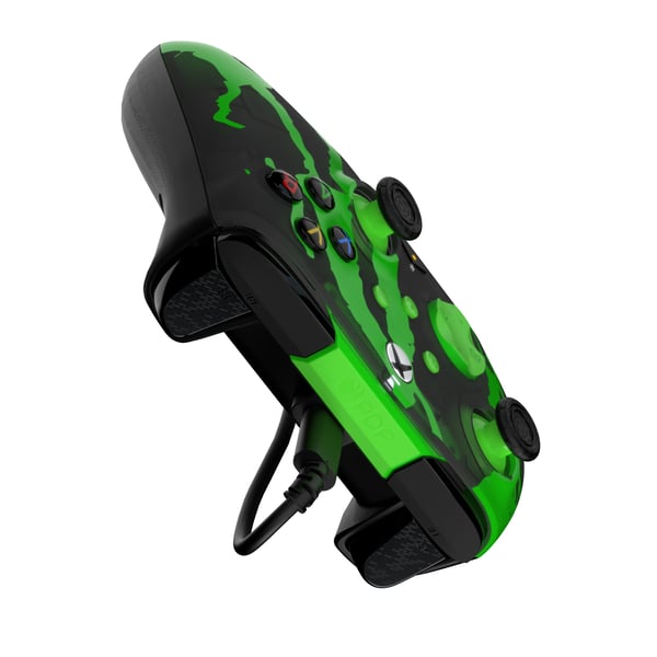 PDP REMATCH GLOW Advanced Svart, Grön USB Spelplatta Analog / Digital PC, Xbox One, Xbox Series S, Xbox Series X