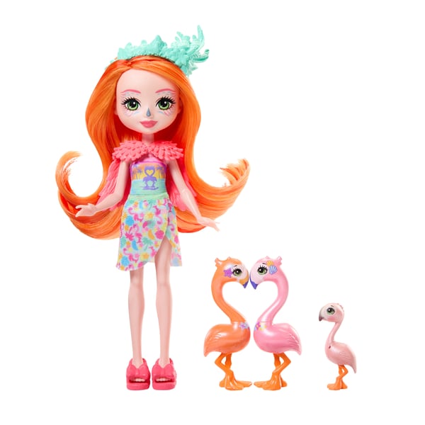 Enchantimals Sunshine Beach Florinda Flamingo Family