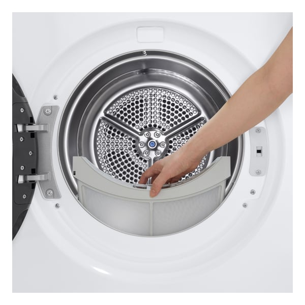 LG RHX7010TLB tørretumbler Fritstående Front-læsning 10 kg Hvid