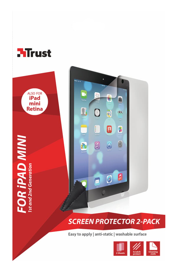 Trust Screen Protector 2-pack f iPad Mini Apple 2 kpl