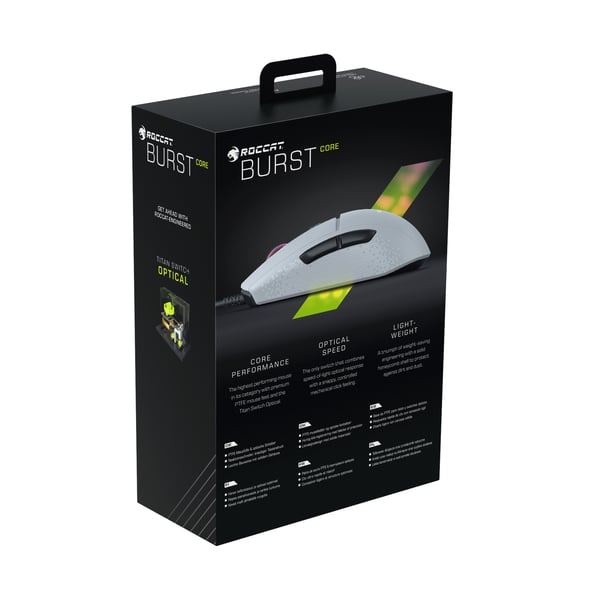 Turtle Beach Burst Core hiiri Pelaaminen Oikeakätinen USB A-tyyppi Optinen 8500 DPI