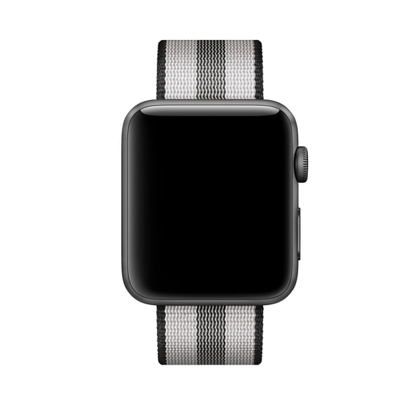 Apple MQVR2ZM/A Älyrannekkeen lisätarvike Yhtye Musta, Harmaa Nailon