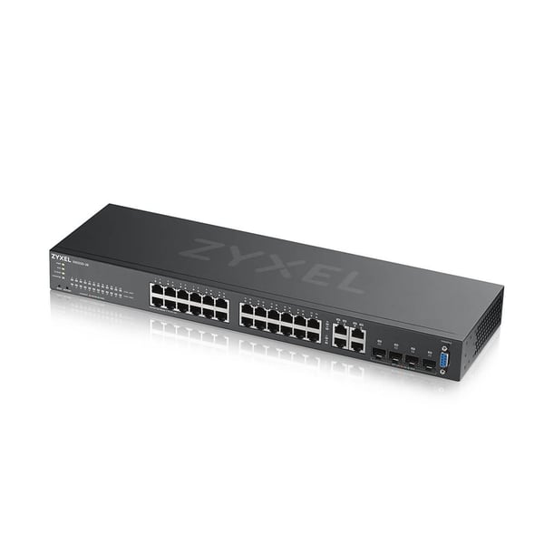 Zyxel GS2220-28-EU0101F netværksswitch Administreret L2 Gigabit Ethernet (10/100/1000) Sort