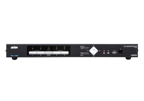 ATEN USB 4K HDMI Multi-View KVMP™-switch med 4 portar