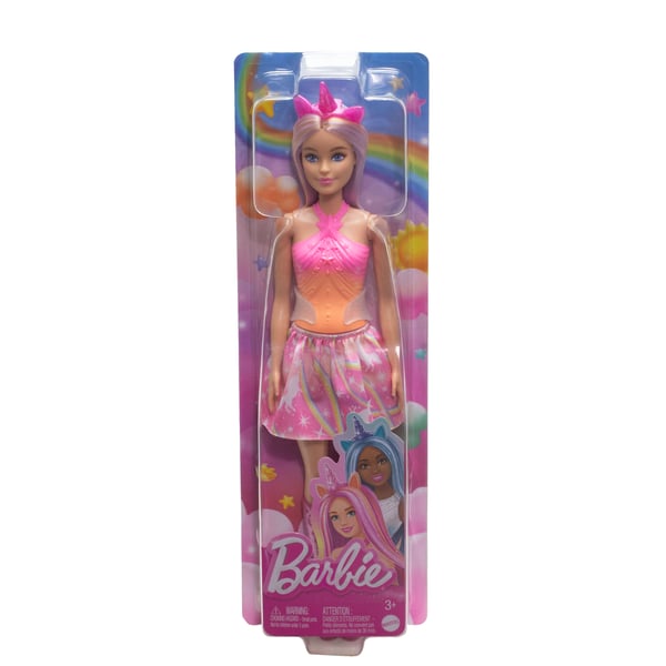 Barbie A Touch of Magic Barbie-enhjørningedukker med fantasihår, ombré-outfits og enhjørningetilbehør.