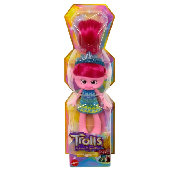 Mattel Trolls 3 Band Together Trendsettin' Queen Poppy