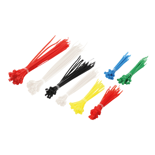 LogiLink KAB0018 buntband Nylon Svart, Blå, Grön, Röd, Gul