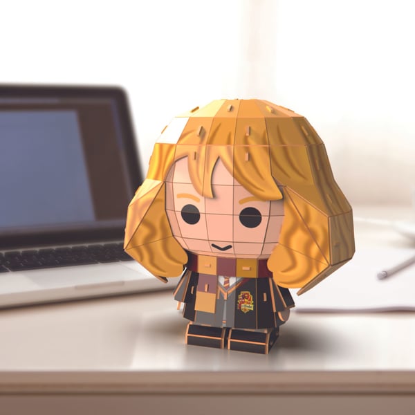 4D Build FDP FAP HP Hermione Chibi GML 3D puslespil 82 stk Fjernsyn/film