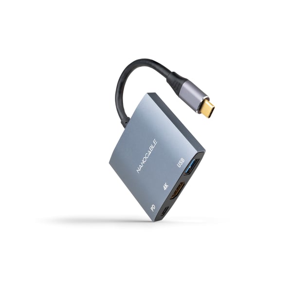 Nanocable 10.16.4306 USB grafisk adapter 3840 x 2160 pixel Grå