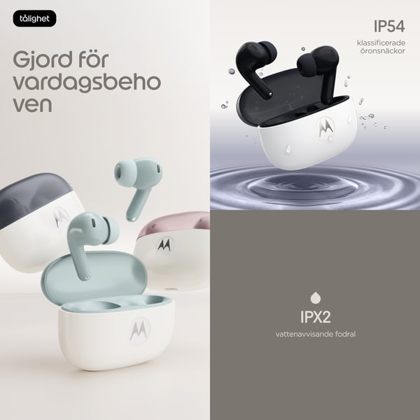 Motorola Moto Buds 2 Headset Trådlös I öra Samtal/musik Bluetooth Kol
