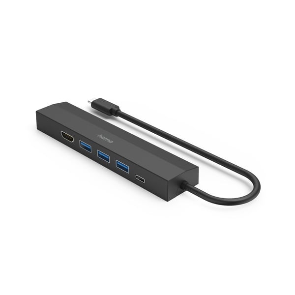 Hama 00200144 gränssnittshubbar USB 3.2 Gen 1 (3.1 Gen 1) Type-C 5000 Mbit/s Svart