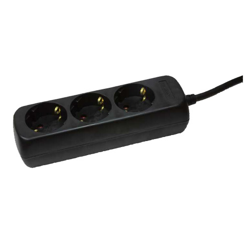 LogiLink LPS205B stikdåse 1,4 m 3 AC stikkontakt(er) Sort LogiLink LPS205B stikdåse 1,4 m 3 AC stikkontakt(er) Sort