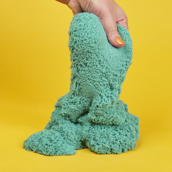 Kinetic Sand KNS RFL 2lb ShmrSd TwinklyTeal GML