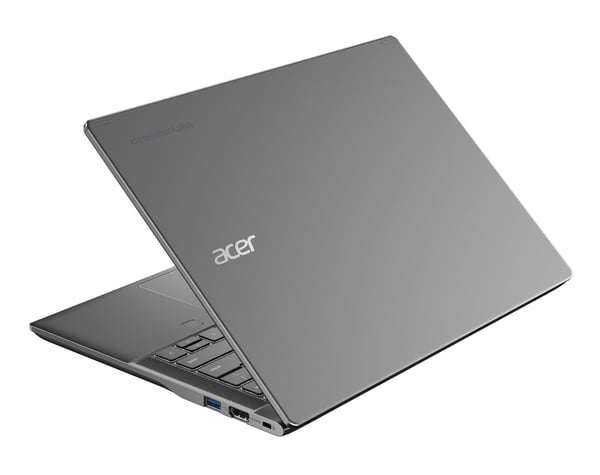 Acer Chromebook Plus 514 CBE594-2T-TCO-35P7 Intel Core 3 100U 35,6 cm (14") Berøringsskærm WUXGA 8 GB LPDDR5x-SDRAM 256 GB SSD Wi-Fi 7 (802.11be) ChromeOS Grå