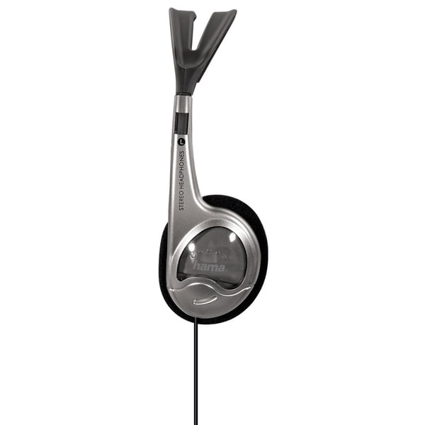 Hama HK-229 Hörlurar Kabel Huvudband Musik Svart, Silver