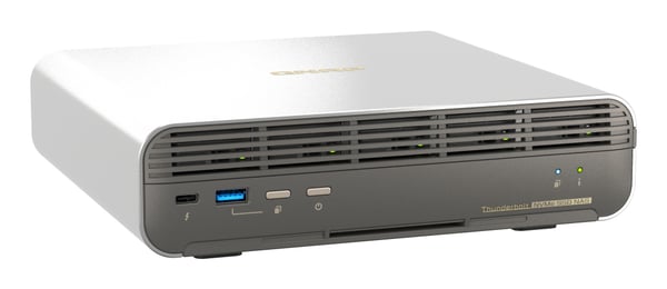 QNAP TBS-h574TX NAS Kompakti Intel® Core™ i5 i5-1235U 16 GB 0 TB QNAP QTS Musta, Harmaa