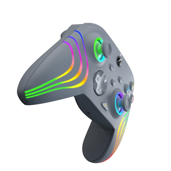 PDP Afterglow Wave Grå USB Spelplatta Analog / Digital PC, Xbox One, Xbox Series S, Xbox Series X
