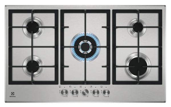 Electrolux KGS9536SX Rostfritt stål Inbyggd 90 cm Gas 5 zone(s)