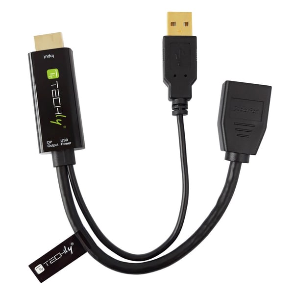 Techly ICOC HDMI-DP12A video omformer 4096 x 2160 pixel