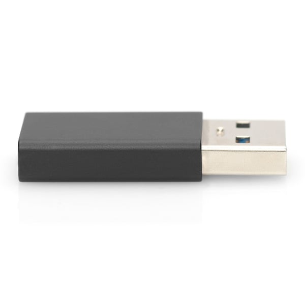 Ewent EW9650 kabelomvandlare (hane/hona) USB Type-A USB Type-C Svart