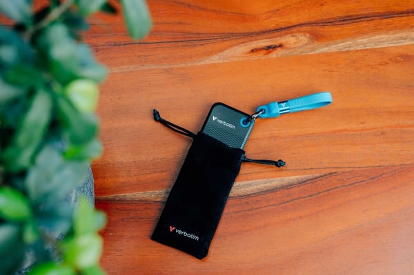 Verbatim Pocket SSD 512 GB USB Type-C 3.2 Gen 2 (3.1 Gen 2) Svart, Blå
