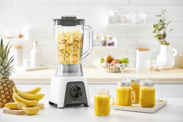 Moulinex LM2C01 1,5 L Pöydällä pidettävä tehosekoitin 450 W Valkoinen
