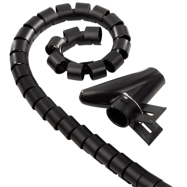 Hama Cable Bundle Tube Easy Cover, 2.5 m, 20 mm, black Kabelsæt Hama Cable Bundle Tube Easy Cover, 2.5 m, 20 mm, black Kabelsæt