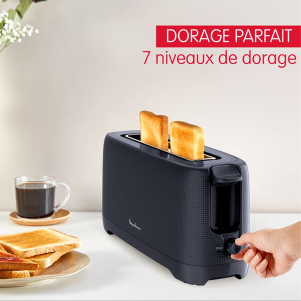 Moulinex ClickChef LS2M0810 leivänpaahdin 7 1 viipale(i)ta 1000 W Sininen