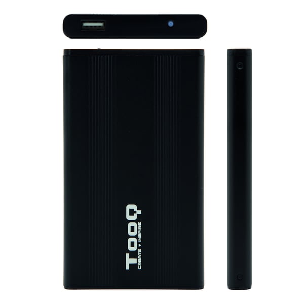 TooQ TQE-2510 HDD-hölje Svart 2.5"