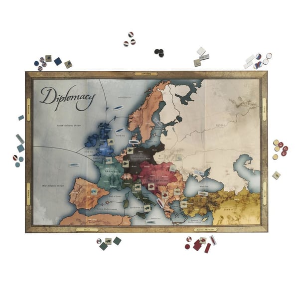 Hasbro Gaming Avalon Hill Diplomacy Brädspel Strategi