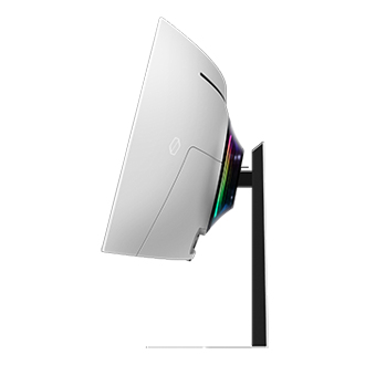 Samsung G95SC tietokoneen litteä näyttö 124,5 cm (49") 5120 x 1440 pikseliä Dual QHD OLED Hopea